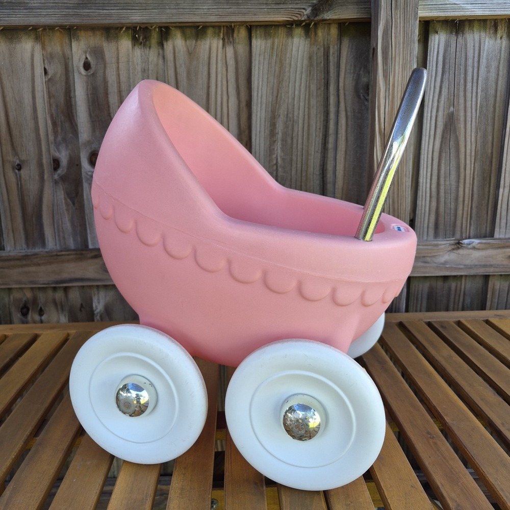 Little‎ Tikes Pink Baby Doll Buggy Stroller Vintage Child Size